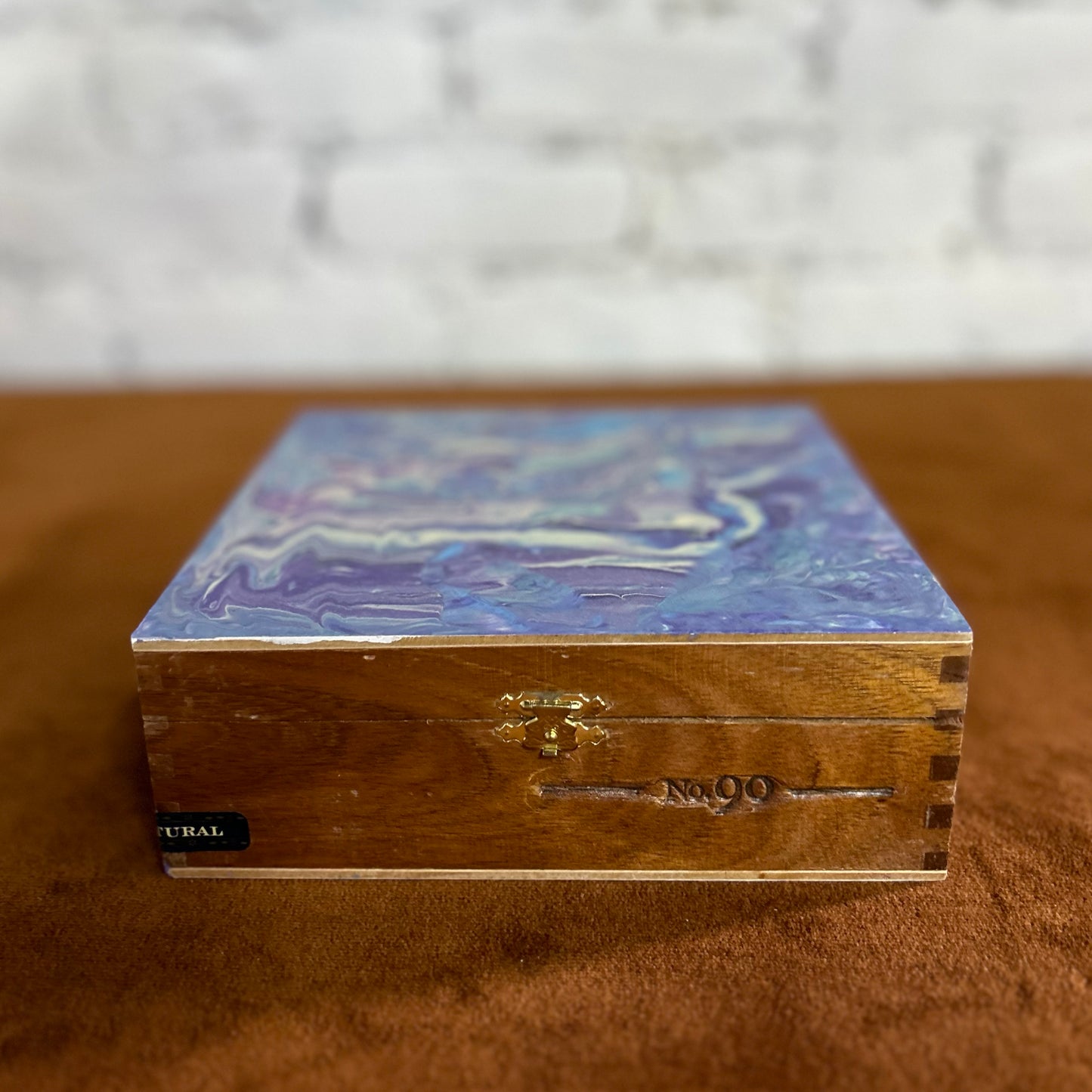 Painted Cigar Box