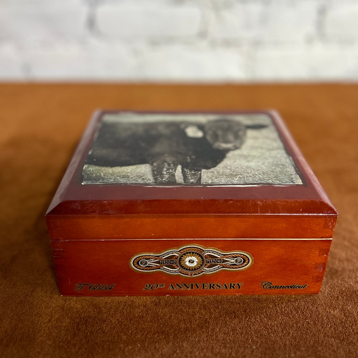 Cow Cigar Box