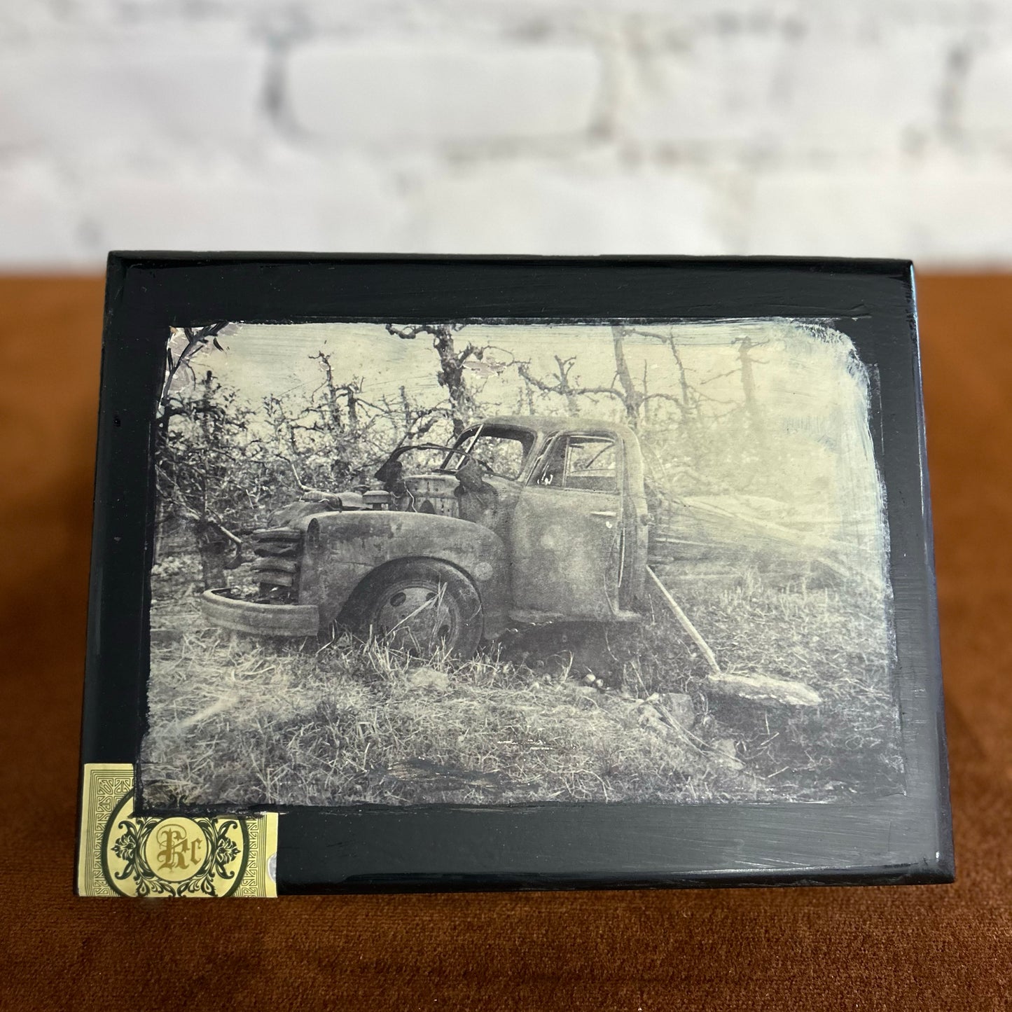 Old Truck Cigar Box